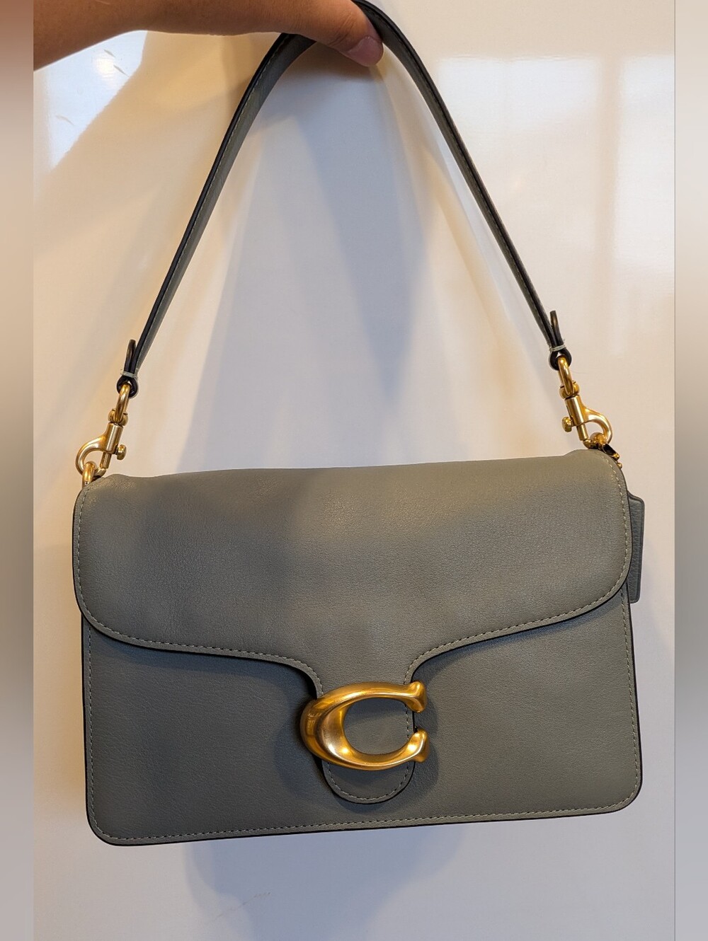 Coach Chain Tabby Sage Shoulder Bag